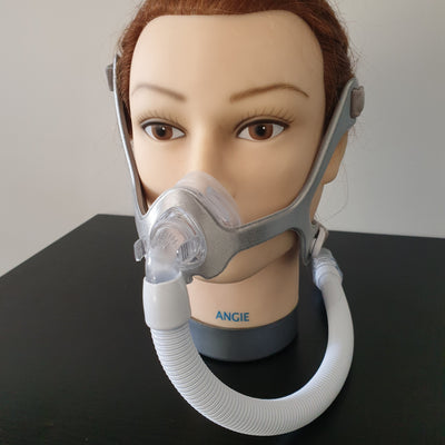 Philips Respironics Wisp CPAP mask Clear / Fabric / Paediatric, frame, strap, all cushions