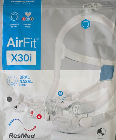 ResMed AirFit X30i Oral Nasal mask Starter Packs size Small, Std and Large CPAP