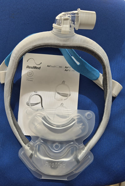 ResMed AirTouch N30i nasal mask Quiet Air vent starter pack in size Small / Std CPAP
