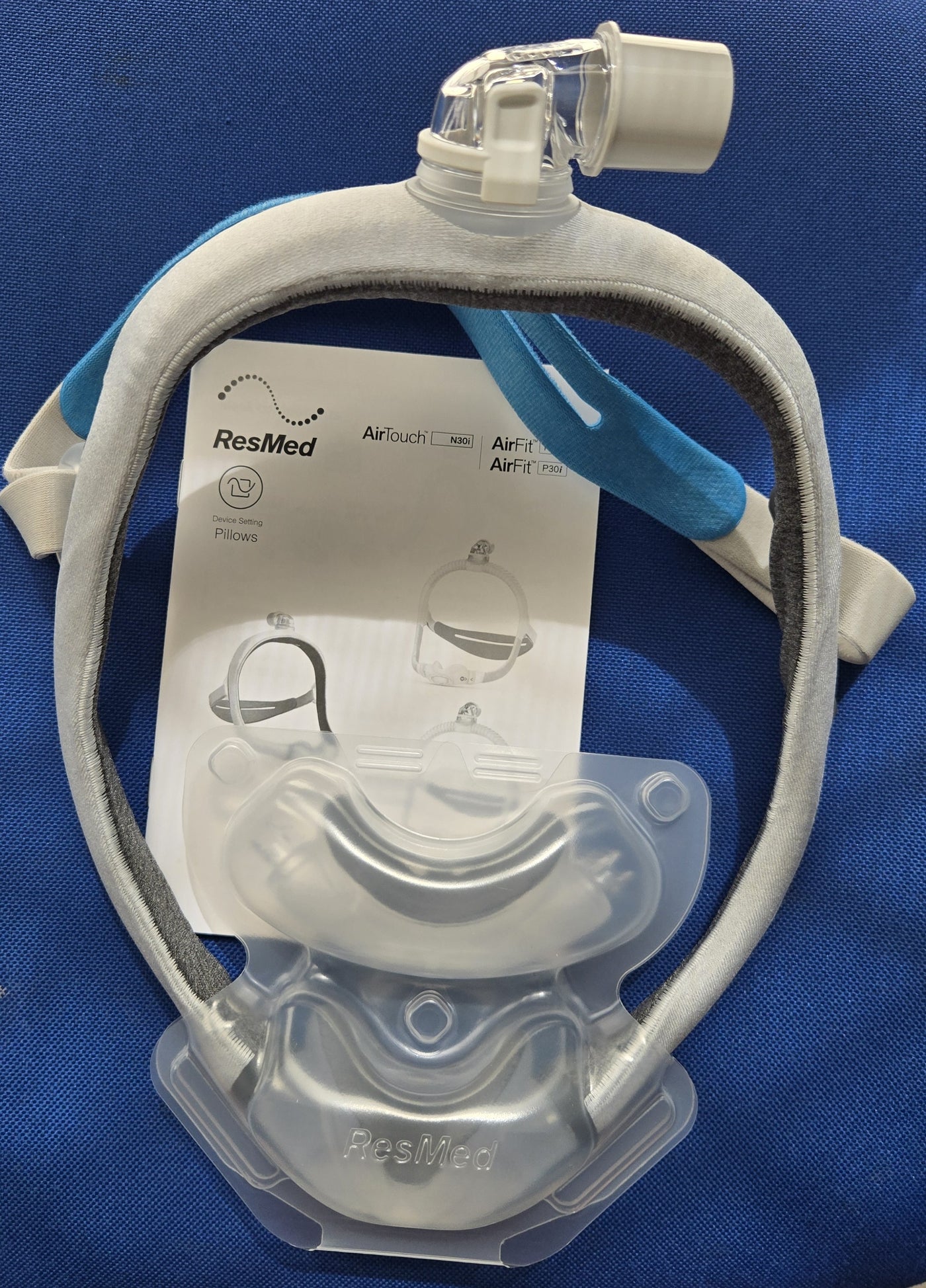 ResMed AirTouch N30i nasal mask Quiet Air vent starter pack in size Small / Std CPAP