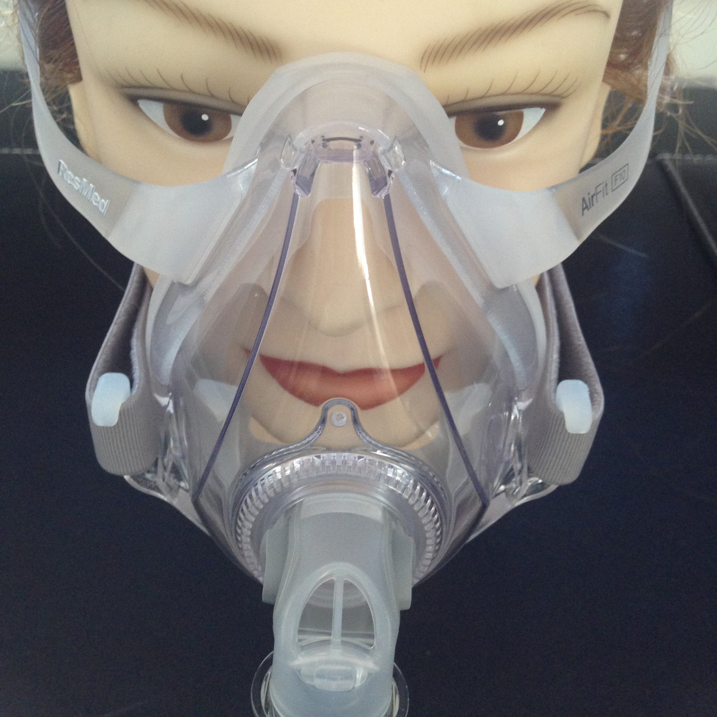 Rejsende købmand dækning Til fods ResMed AirFit F10 FullFace CPAP mask w headgear all size him / her –  Myhappierself